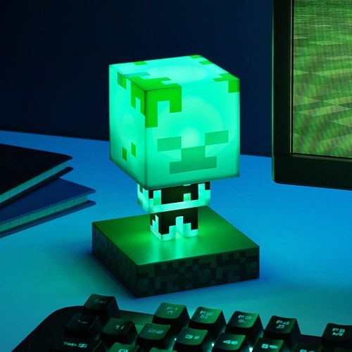 Paladone Minecraft Drowned Light #007 Icon Zombie Lampada Da Notte 3D Pp7999Mcf