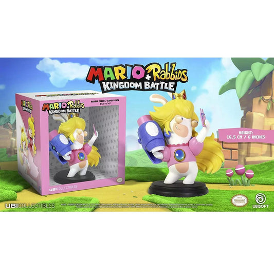 Mario + Rabbids Kingdom Battle Statua Peach 16,5 Cm Da Collezione Nintendo Switch
