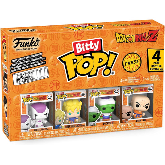 Funko Bitty Pop ! Con Mistery Pop Dragon Ball Z 4 Pezzi Statuette Vinile Nuovo