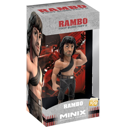 Minix: Rambo Con Arco (Movies 109) Figure 12Cm Statua Film Statuetta Collezione