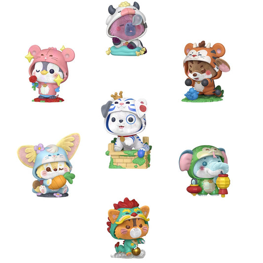 Funko: Animal Zodiac Kiguzoomies Blind Box (1 PZ RANDOM) Mini Vinyl Figure Da Collezione