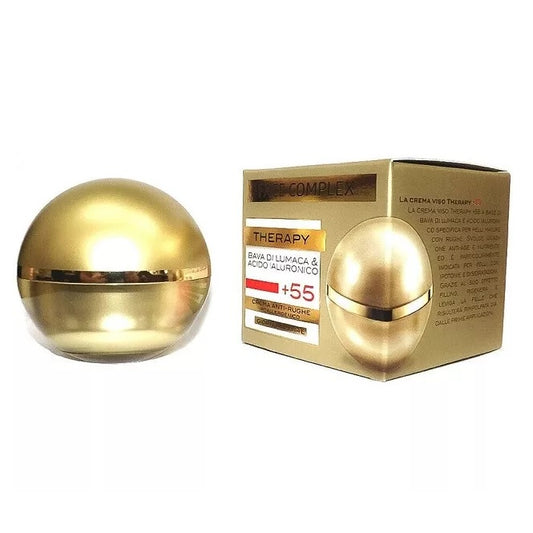 Crema Anti Rughe Face Complex Alla Bava Di Lumaca E Acido Ialuronico Therapy +55