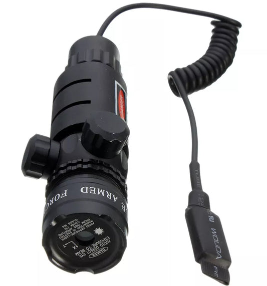 Mirino Puntatore Laser Verde Universale Per Mirino Ottico Cannocchiale Soft Air