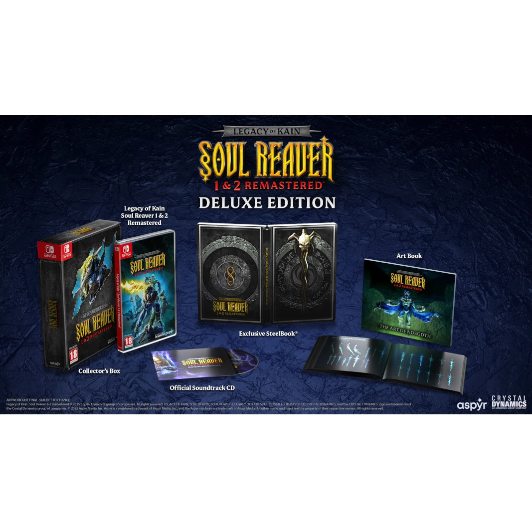 Legacy of Kain Soul Reaver 1&2 Remaster Deluxe Edition Nintendo Switch ITA NS2