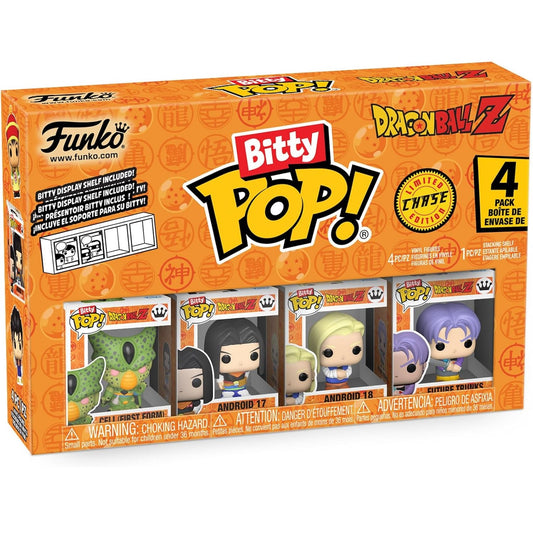 Funko Bitty Pop ! Con Mistery Pop Dragon Ball Z 4 Pezzi Statuette Vinile Nuovo