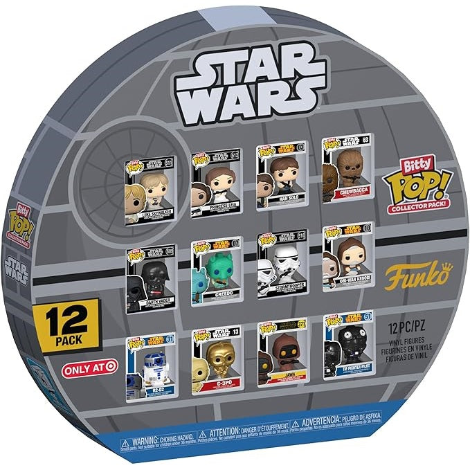 Funko Bitty Pop ! Collector Pack - Star Wars 12 Pezzi Vinile Nuovo Collezione