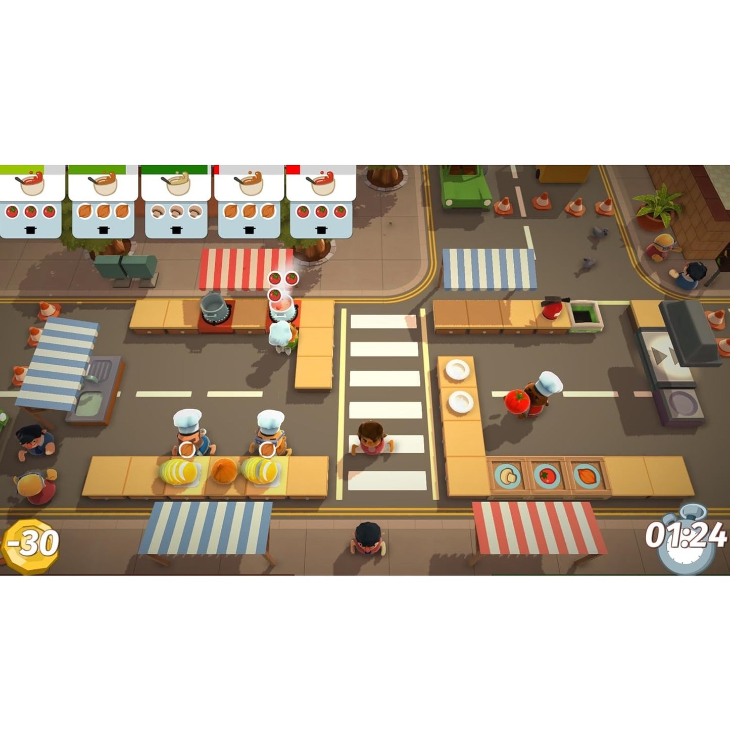 Overcooked Gourmet Edition Ps4 Italiano Gioco Play Station 4 Vieogioco Nuovo