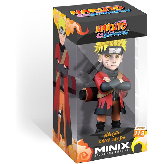 Minix: Naruto Shippuden Naruto Con Mantello (Anime 113) Vinyl Figure 12Cm Nuovo