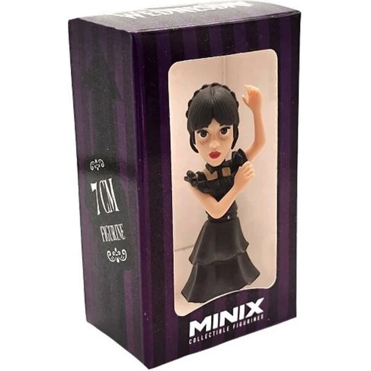 Minix: Mini Wednesday - Wednesday With Ball Dress Action Figure 7Cm Statuetta