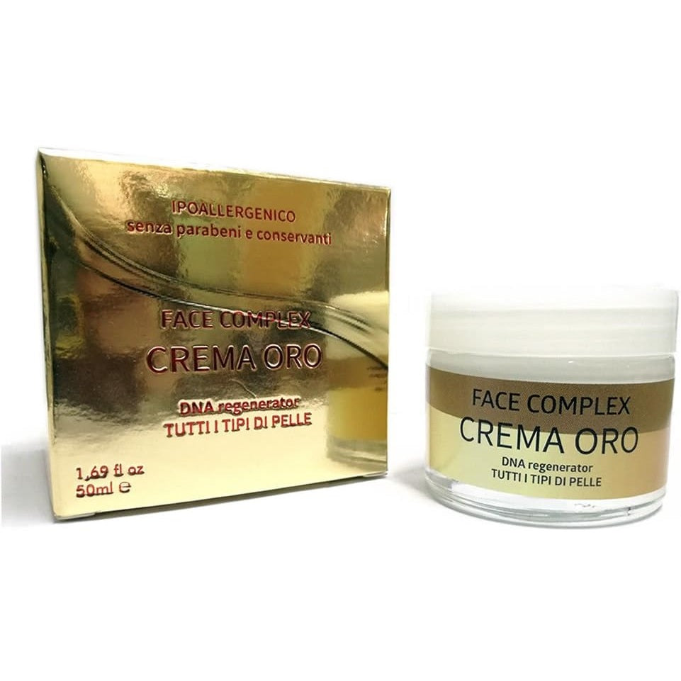 Face Complex Crema Oro Dna Rigenera Pelle Viso 50ml Aumenta Cellula Collagene