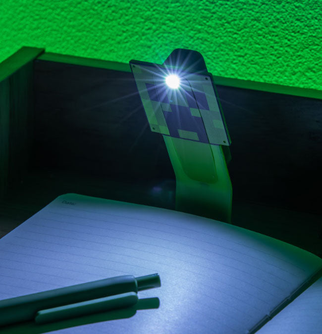 Paladone Minecraft Icons Creeper Lampada Led Luce Notte Lettura Segnalibro 2025