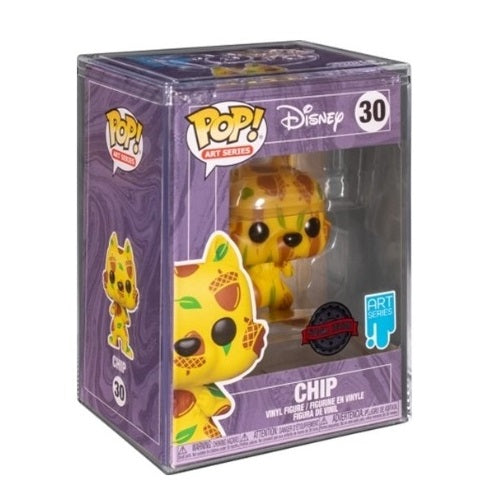 Funko Pop ! Art Series Disney (31) Chip Vinyl Figure Special Edition Statuetta