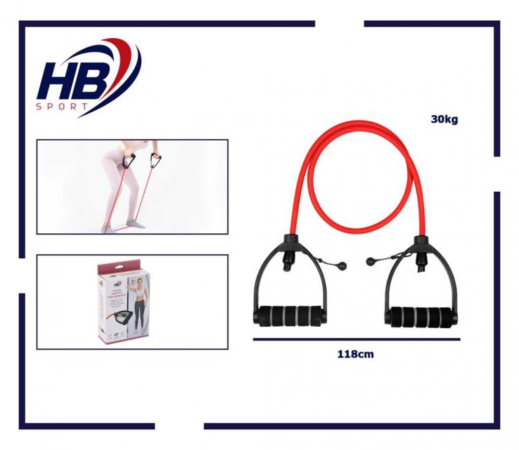 BANDA DI RESISTENZA FASCIA ELASTICA ESTENSORE CORDA FITNESS PILATES YOGA | 30KG