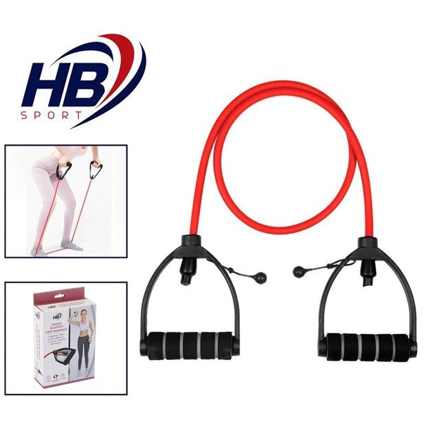 BANDA DI RESISTENZA FASCIA ELASTICA ESTENSORE CORDA FITNESS PILATES YOGA | 30KG
