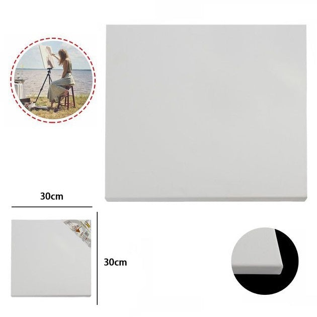 Tela Pittura Tele Per Dipingere Telaio In Legno Telati Cotone Grana Fine 30X30Cm