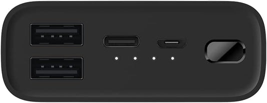 Xiaomi Mi Power Bank 3 Ultracompact Universale Ricarica Smartphone Cellulare Usb