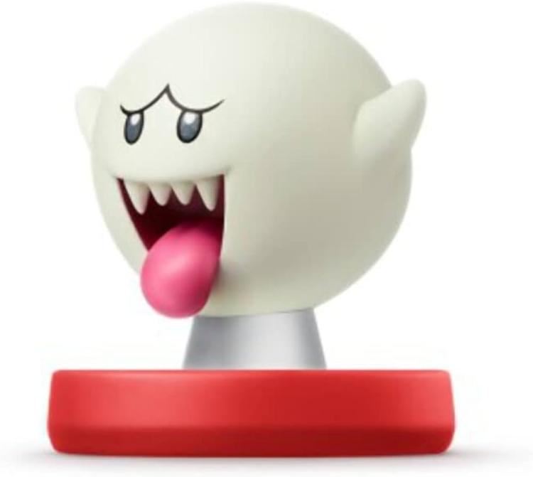 AMIIBO NINTENDO SUPER MARIO - BOO FIGURE STATUA GHOST FANTASMA DA COLLEZIONE