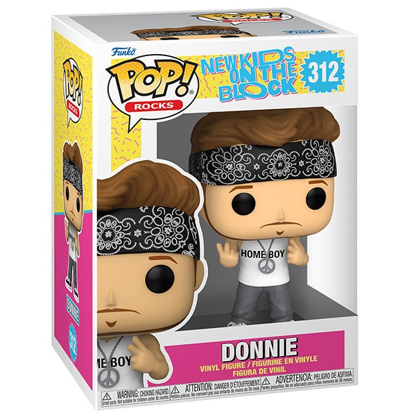 Funko Pop ! Rocks: New Kids On The Block - Donnie (312) Nkotb Music Vinyl Figure