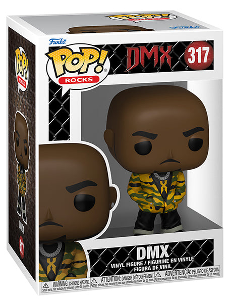 Funko Pop ! Rocks Dmx Camo - (317) Dmx Vinyl Figure 9Cm Rapper Actor U.S.A.
