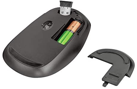 Trust Mouse Ottico Sketch Silent Click Silenzioso Wireless Usb Senza Filo Rosso