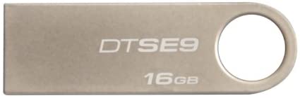 Kingston Pendrive Technology Datatravel Se9 16Gb Unita' Flash Usb 2.0 Argento
