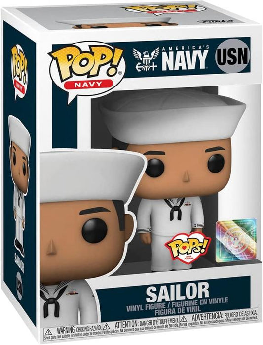 Funko Pop ! America'S Navy (Usn) Sailor Dress Male 3° Marinaio Uomo Vinyl Figure