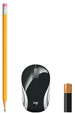 Logitech Mouse Ottico Wireless M187 Nero 3 Pulsanti Ambidestro Pc Mac Laptop