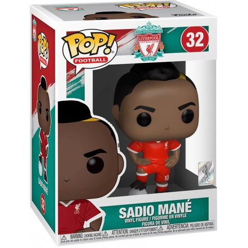Funko Pop Football Club Liverpool - Sadio Mane (32) Vinyl Figure Statuetta 9 Cm