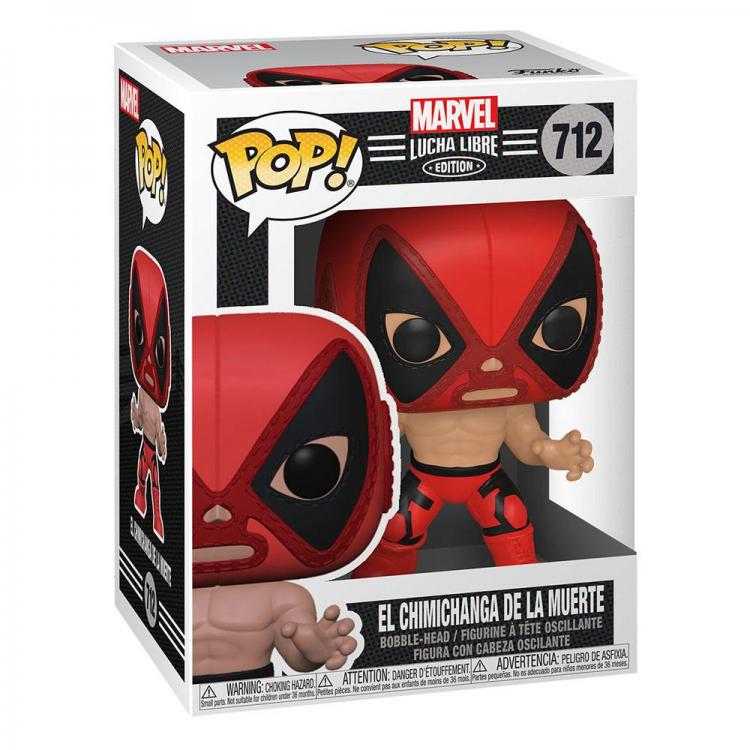 Funko Pop Marvel Lucha Libre 712 El Chimichanga De La Muerte Deadpool Figure