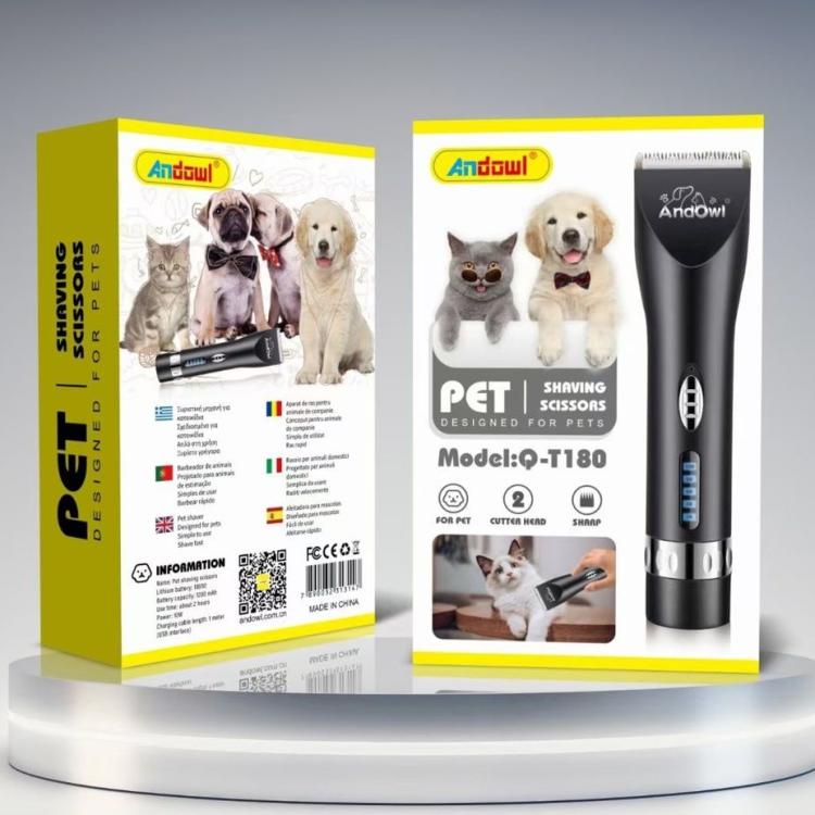 Tosatrice Senza Fili Cani Gatti Rasoio Elettrico Tosatore Ricaricabile | Q-T180