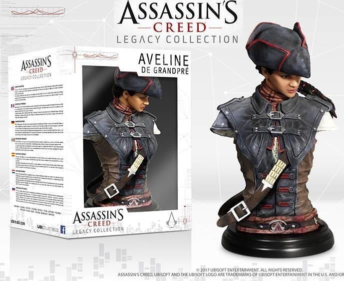 ASSASSIN'S CREED LIBERATION AVELINE BUSTO STATUA ACTION FIGURE LEGACY COLLEZIONE