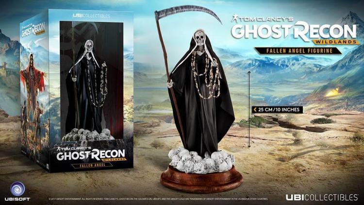 ACTION FIGURE - TOM CLANCY GHOST RECON WILDLANDS FALLEN ANGEL LIMITED STATUA PS4