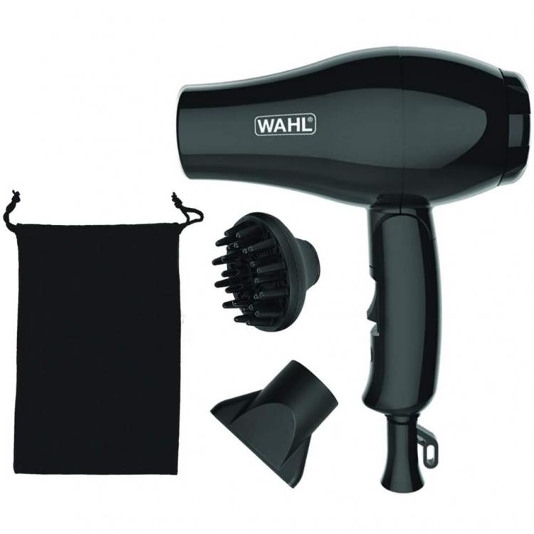 Wahl Asciugacapelli Mini Phon Viaggio Diffusore Accessori Travel Hair Dryer 3402