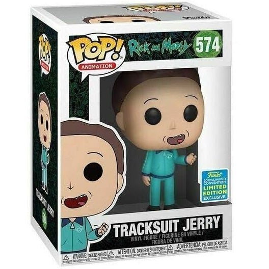 Funko Pop ! Animation - Rick And Morty (574) Tracksuit Jerry Vinyl Figure 9Cm