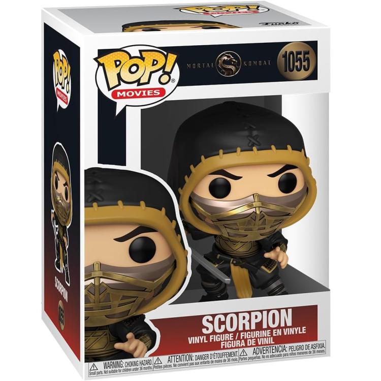Funko Pop! Movies Mortal Kombat (1055) Scorpion Vinyl Figure 9Cm Statuettastatua