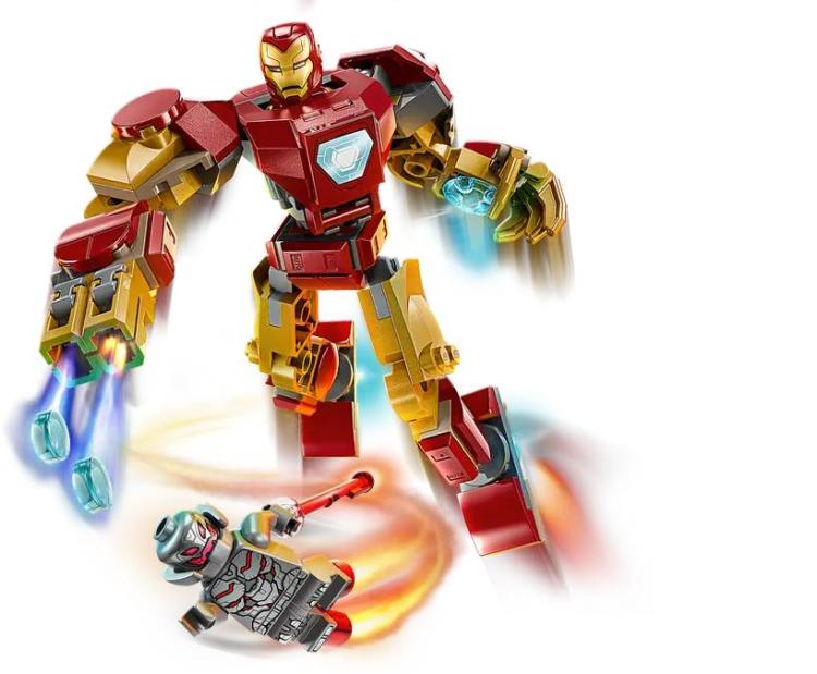 Lego Marvel Avenger 76307 Iron Man Mech Vs Ultron 6+ Costruzione 101Pz