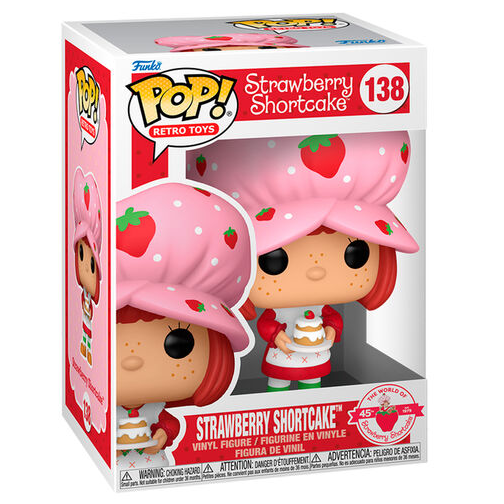 Funko Pop ! Retro Toys (138) Strawberry Shortcake Vinyl Figure 9Cm Statuetta