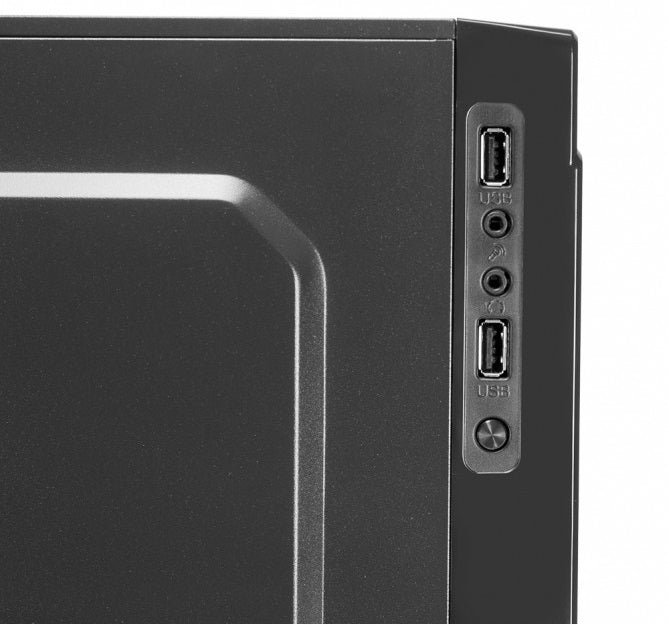 Vultech Case Mini Middle Tower Micro Atx Alimentatore Psu Incluso Usb Sd Rev 2.3
