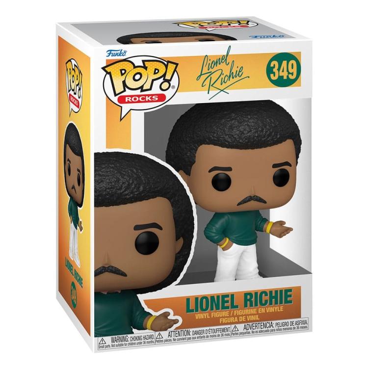 Funko Pop ! Rocks (349) Lionel Richie Vinyl Figure 9Cm Cantante Anni 80-90
