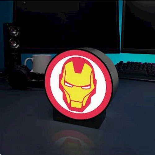 Paladone Box Light Marvel Iron Man Lampada Led Avengers Tony Stark 16Cm Nuova