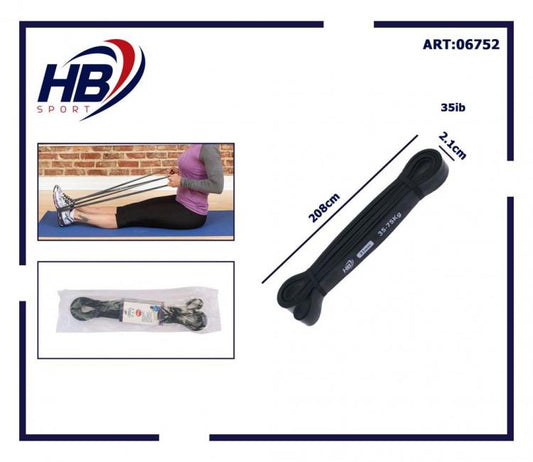 BANDA ELASTICA FASCE FORZA BANDE ELASTICHE RESISTENZA ALLENAMENTO FITNESS | 35KG