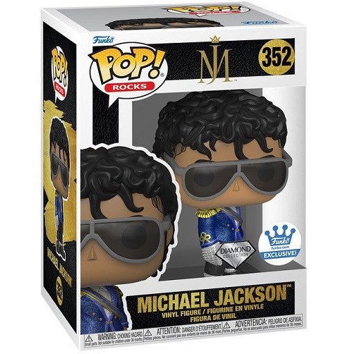 Funko Pop ! Rocks - (352) Michael Jackson (1984) Special Diamond Glitter Mj 9Cm
