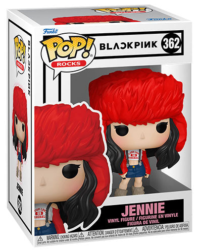 Funko Pop ! Rocks Blackpink - (362) Jennie Figure Vinyl Rock Music 9Cm Nuovo
