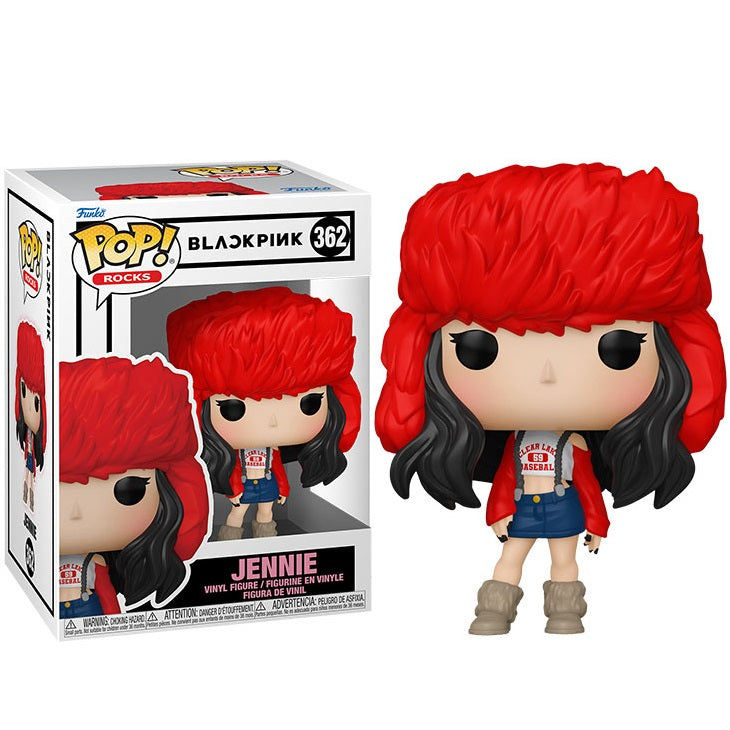 Funko Pop ! Rocks Blackpink - (362) Jennie Figure Vinyl Rock Music 9Cm Nuovo