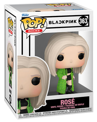 Funko Pop ! Rocks Blackpink - (363) Rose Figure Vinyl Rock Music 9Cm Nuovo