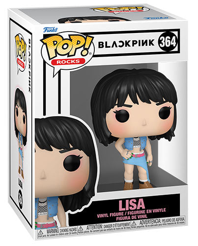 Funko Pop ! Rocks Blackpink - (364) Lisa Figure Vinyl Rock Music 9Cm Nuovo