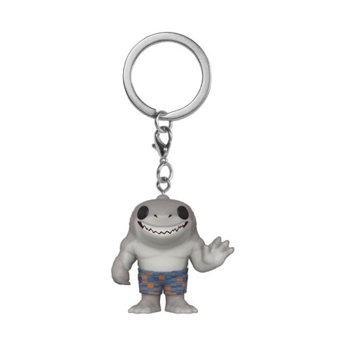 Funko Pop Portachiavi The Suicide Squad King Shark Vinyl Keychain Statuetta