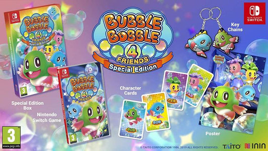 BUBBLE BOBBLE 4 FRIENDS SPECIAL EDITION NINTENDO SWITCH PUZZLE PALLINE NUOVO