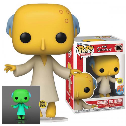 Funko Pop ! Television The Simpsons - (1162) Glowing Mr. Burns Gitd Special Px
