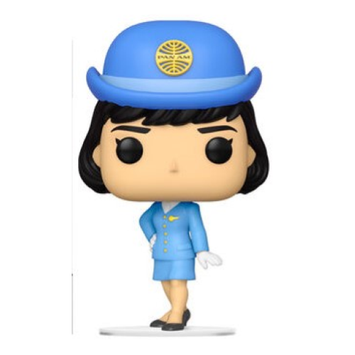 Funko Pop Icons Pan Am 140 Stewardess Vinyl Figure Airplane Hostess Flight Movie